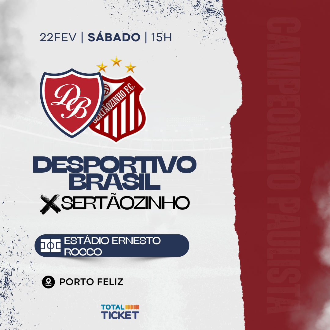 DESPORTIVO BRASIL X SERTÃOZINHO